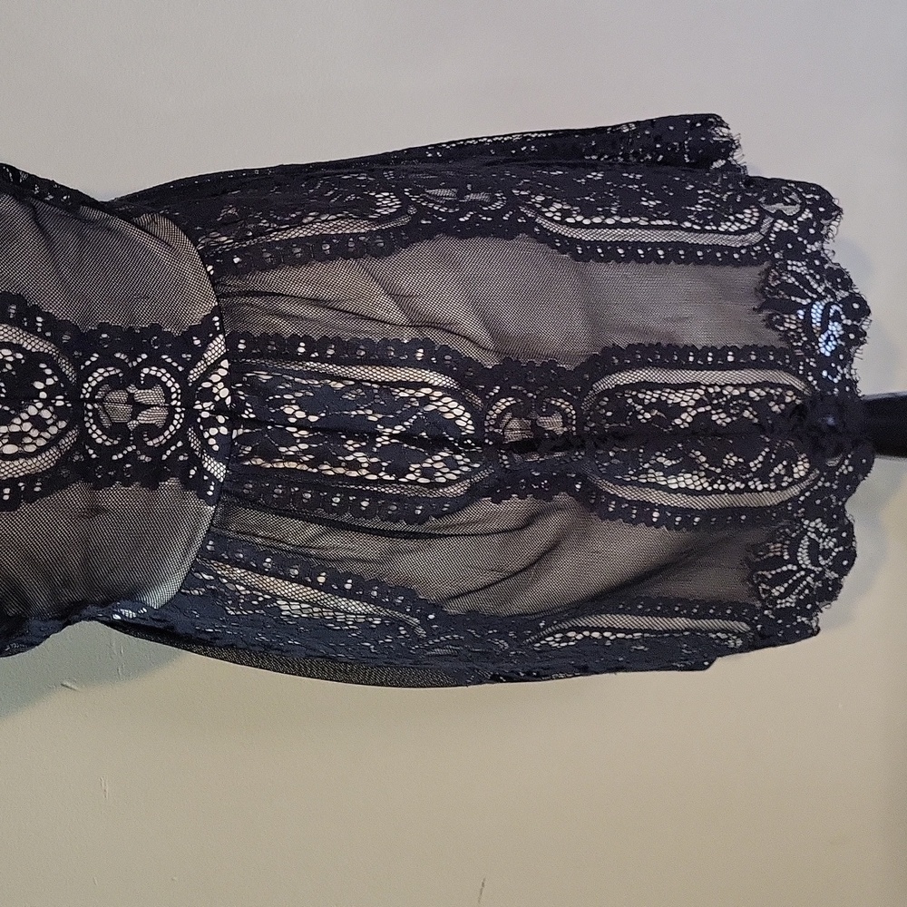 Blu Pepper Black Lace Detail Dress - Picture 9 of 13